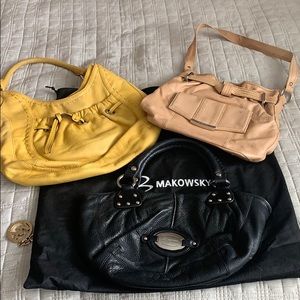 Makowsky Purses and MK white Purse